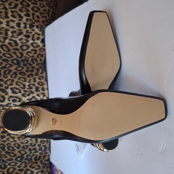 Zara ankle boot with gold heel - Picture 3 of 5